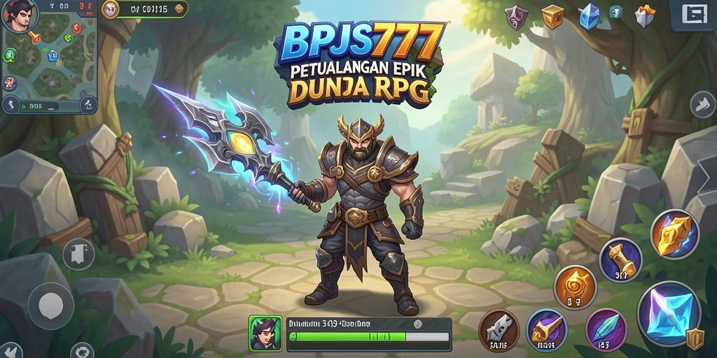 Tampilan gameplay RPG yang seru dan mendebarkan di BPJS777.