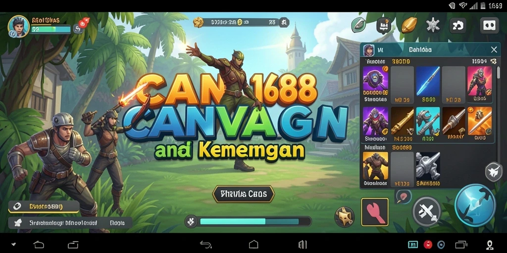 Tampilan gameplay mendalam dan menyenangkan di CANVA168.