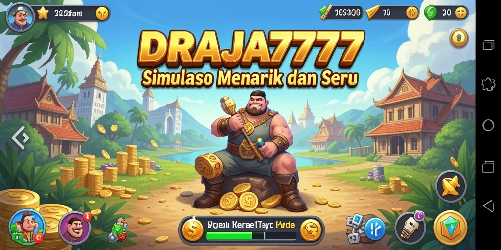 Screenshot menunjukkan gameplay Tycoon dengan grafik yang menarik.