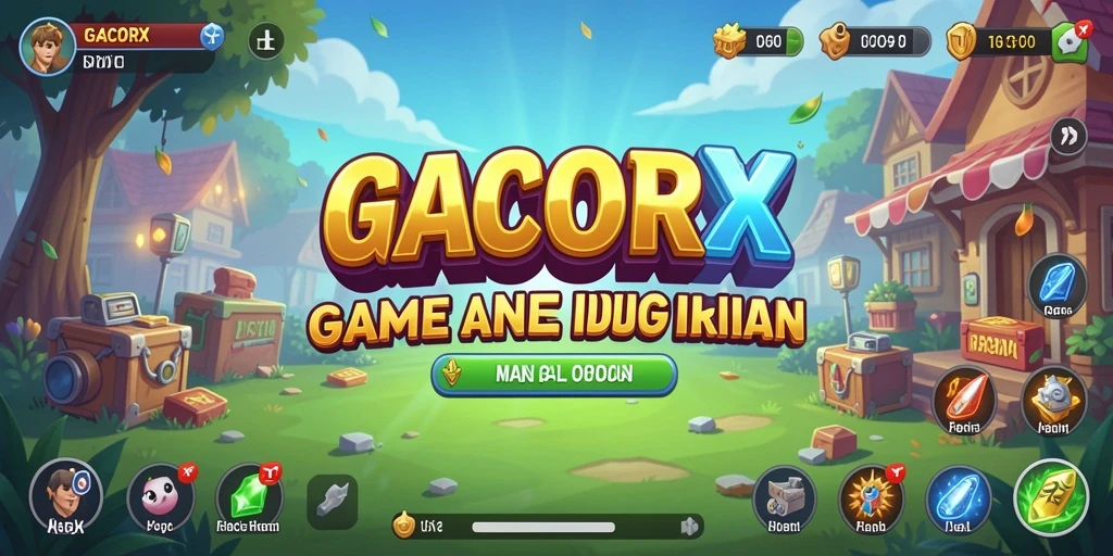 Screenshot gameplay GACORX yang menampilkan momen menarik saat bermain.