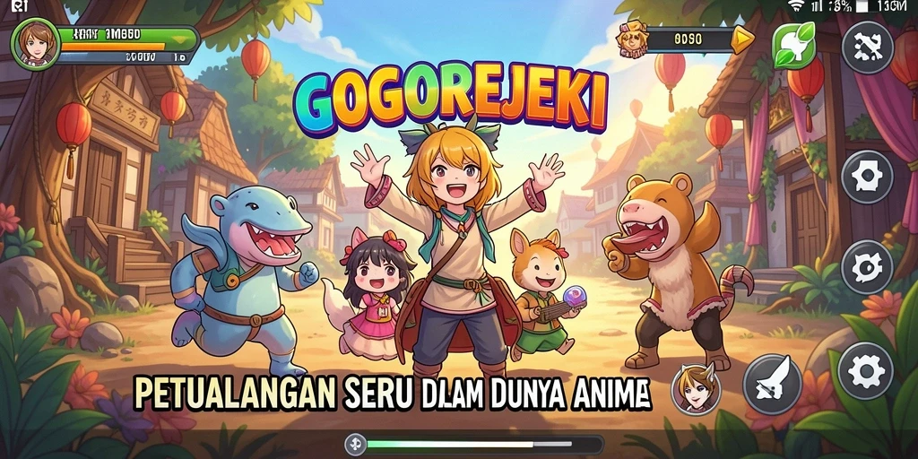 Screenshot seru dari gameplay GOGOREJEKI yang menarik.