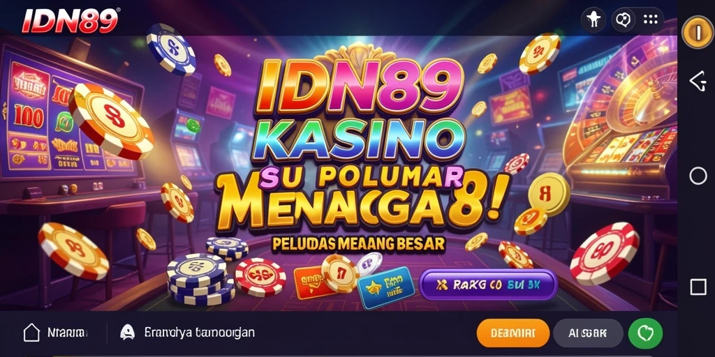 Tangkapan layar IDN89 menampilkan gameplay Kasino yang menarik dan interaktif.