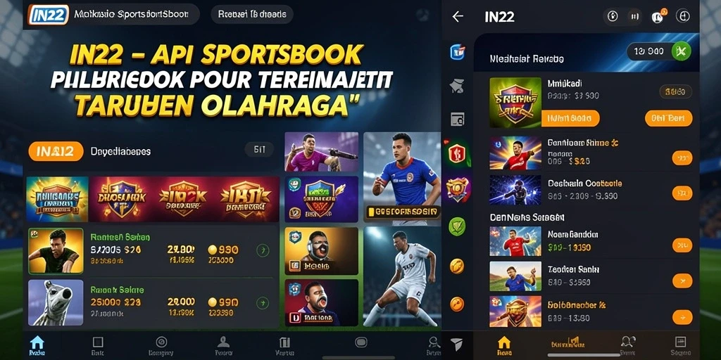 Screenshot gameplay menunjukkan pengalaman taruhan olahraga yang seru.