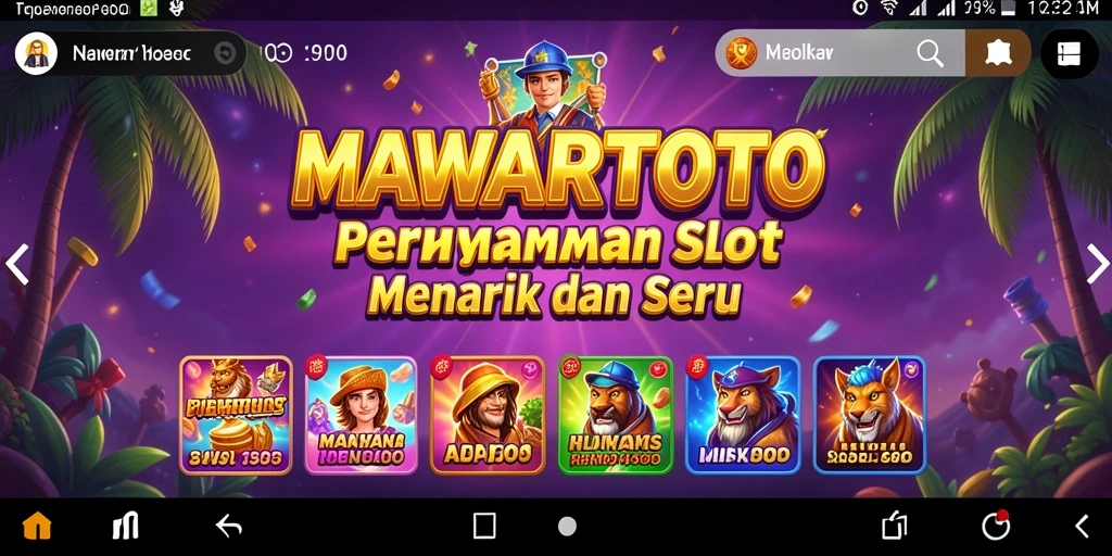 Tangkapan layar dari gameplay mengasyikkan di MAWARTOTO