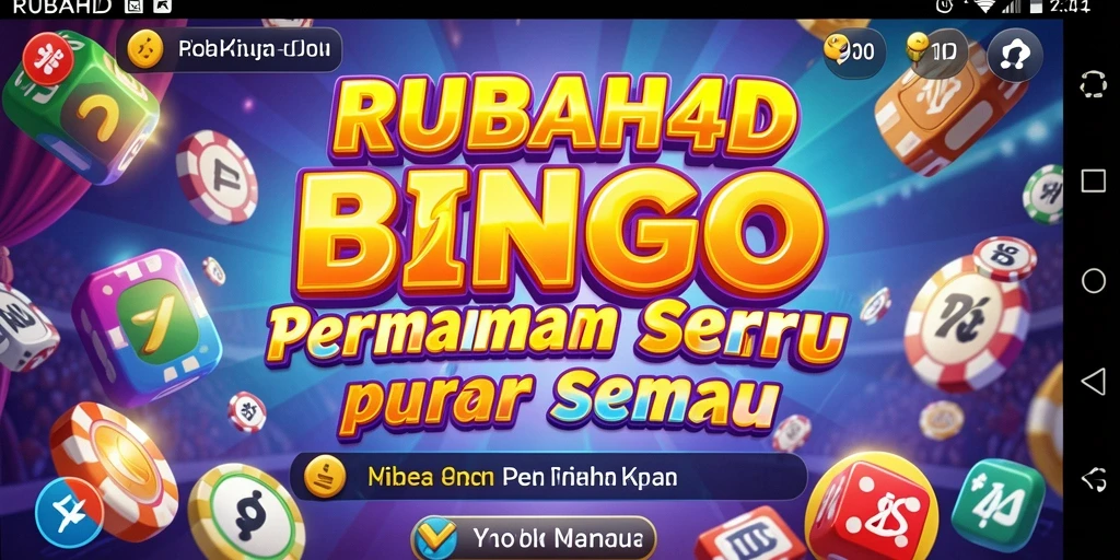 Screenshot utama gameplay RUBAH4D menampilkan aksi Bingo yang mendebarkan.